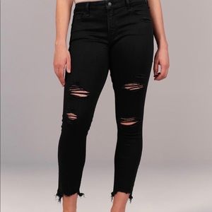Abercrombie & Fitch midrise super skinny jeans